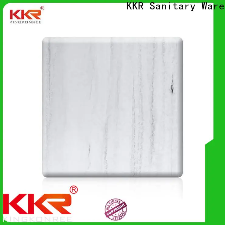 KingKonree veining solid surface countertop sheets directly sale for room