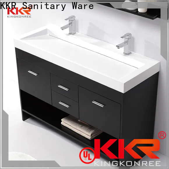KingKonree slope vanity basin cabinet sinks for toilet
