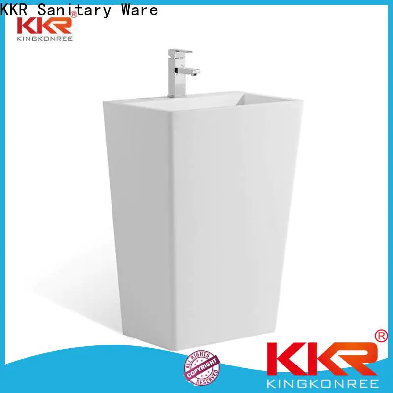 KingKonree rectangle freestanding vanity sink manufacturer for bathroom
