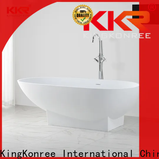 KingKonree on-sale stone resin bathtub manufacturer for family decoration