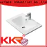 KingKonree pedestal basin with storage design for motel