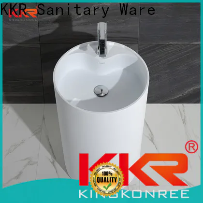 artificial small free standing sink factory price for home