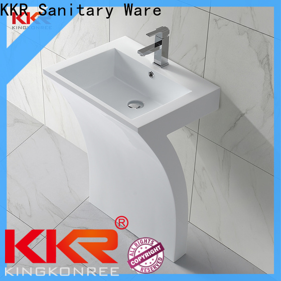 KingKonree gel free standing wash basin factory price for home