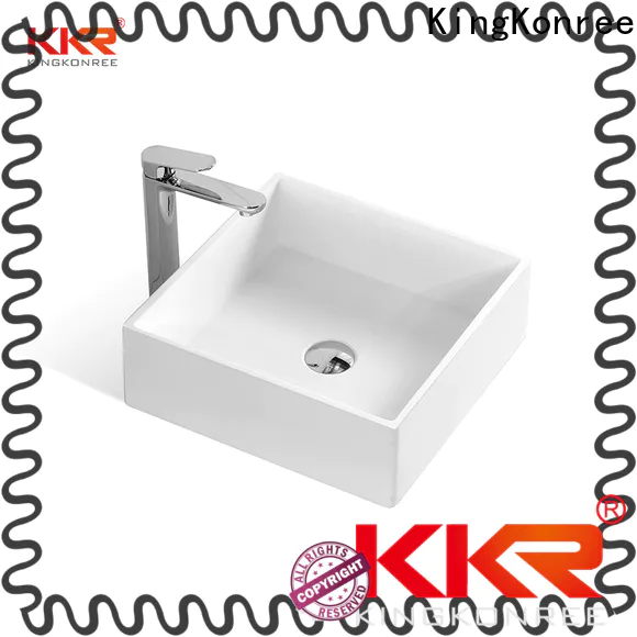 KingKonree approved top mount bathroom sink supplier for hotel