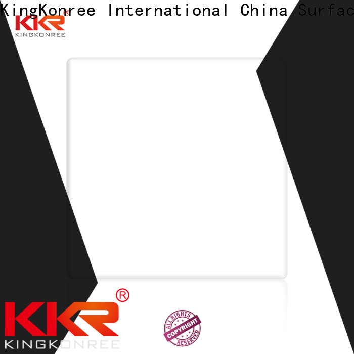 KingKonree length solid surface countertops prices supplier for restaurant