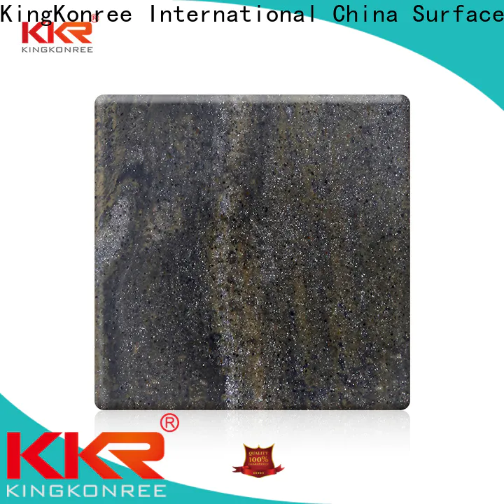 KingKonree quality solid surface sheet slabs manufacturer for room