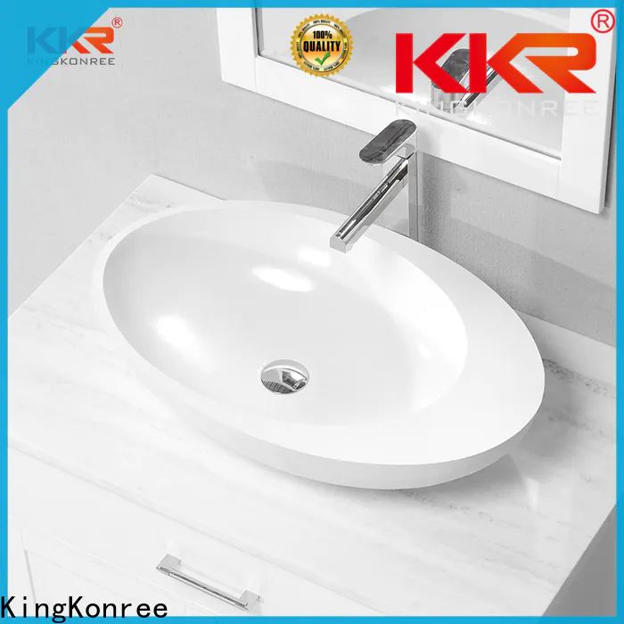 KingKonree oval above counter basin manufacturer for room