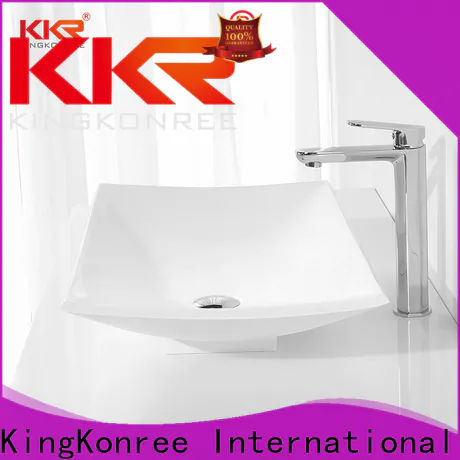 KingKonree white table top wash basin manufacturer for hotel