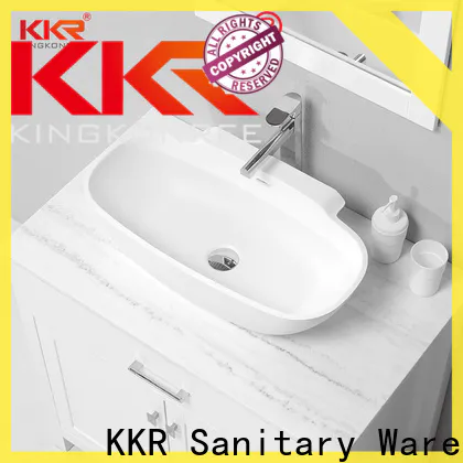 KingKonree above counter bathroom sink bowls cheap sample for room