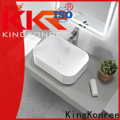 sanitary ware top mount bathroom sink manufacturer for home