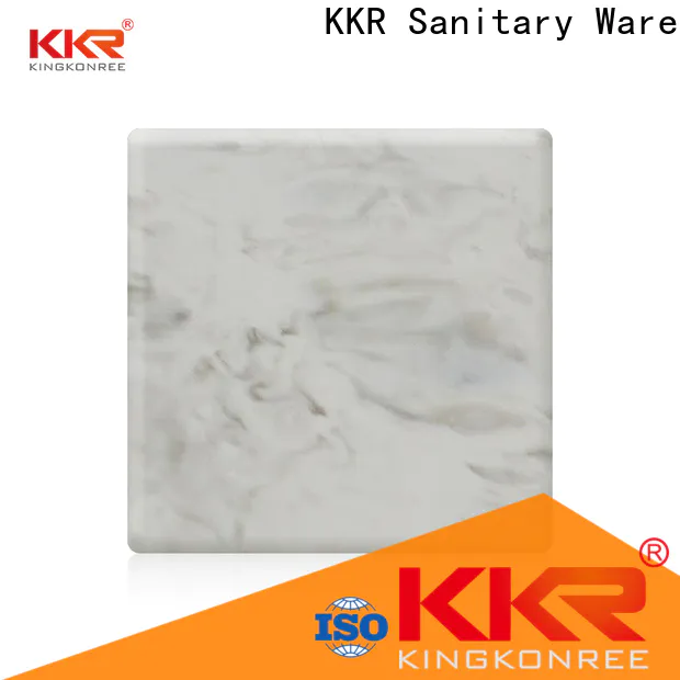 artificial discount solid surface sheets manufacturer for hotel