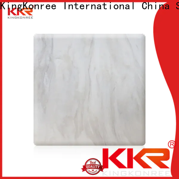 KingKonree wholesale solid surface sheets supplier for hotel