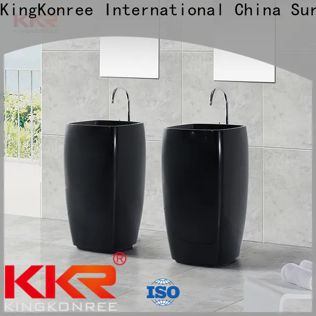 KingKonree free standing sink bowl customized for motel