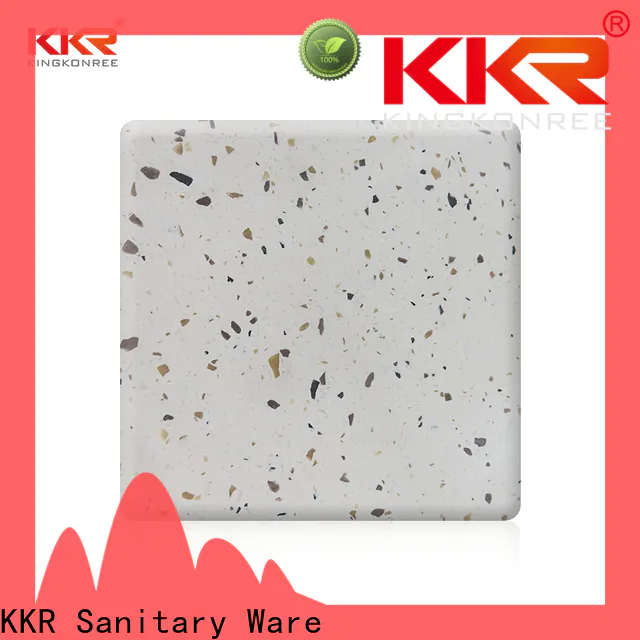 KingKonree sparkle acrylic solid surface material supplier for restaurant