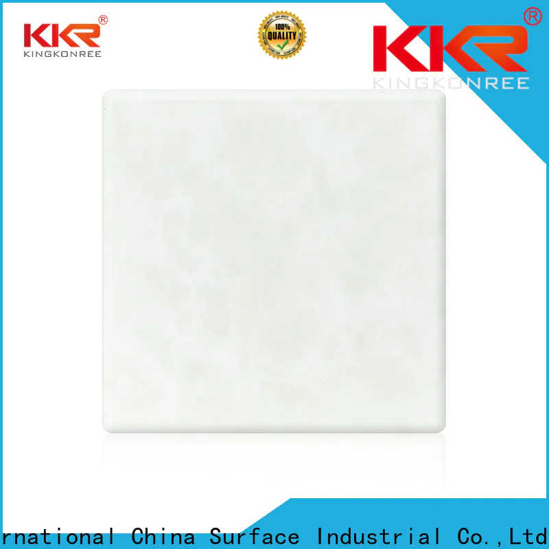 KingKonree integrated acrylic solid surface countertops custom for hotel