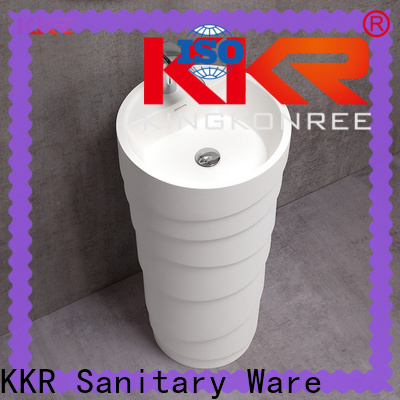 KingKonree freestanding vanity basins factory price for motel