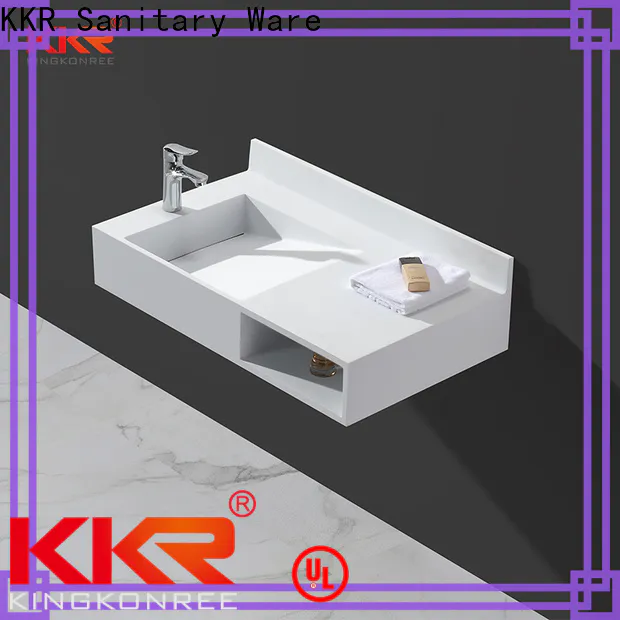 KingKonree highend wall hung lavatory sink supplier for bathroom