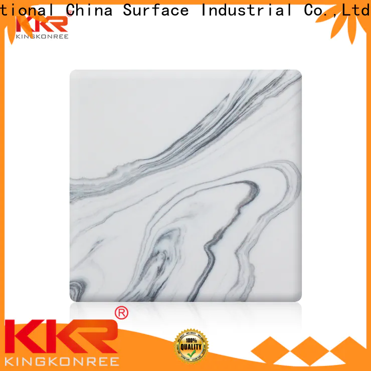 KingKonree solid surface sheets design for indoors
