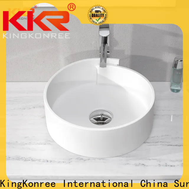 reliable small above counter basin manufacturer for hotel