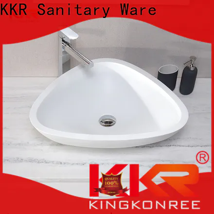 KingKonree sanitary ware above counter bathroom sink bowls cheap sample for hotel