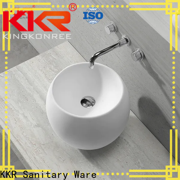 KingKonree sanitary ware above counter lavatory sink design for room