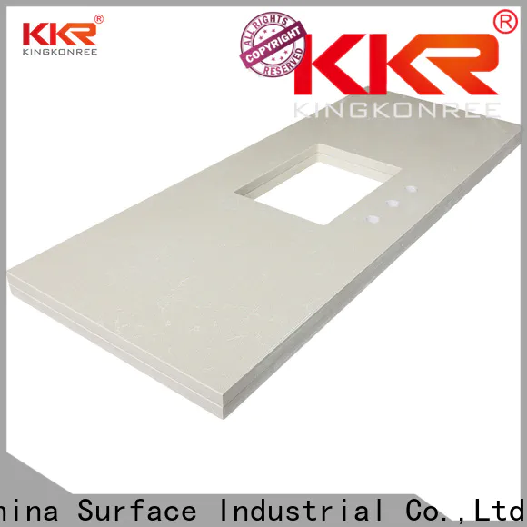 KingKonree custom cultured marble vanity tops supplier for motel