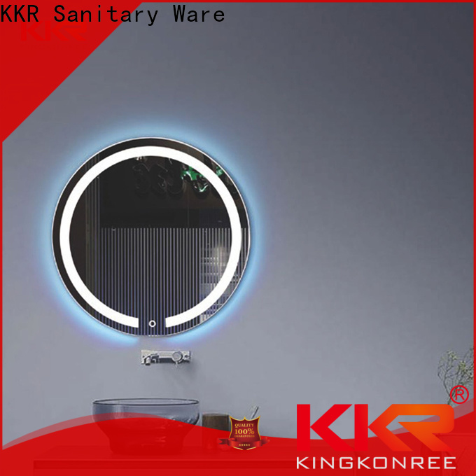 KingKonree fancy led make up mirror high-end for toilet