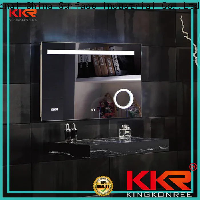 KingKonree hand mirror light led customized design for home