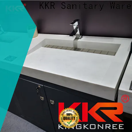 KingKonree straight basin vanity cabinet manufacturer for toilet