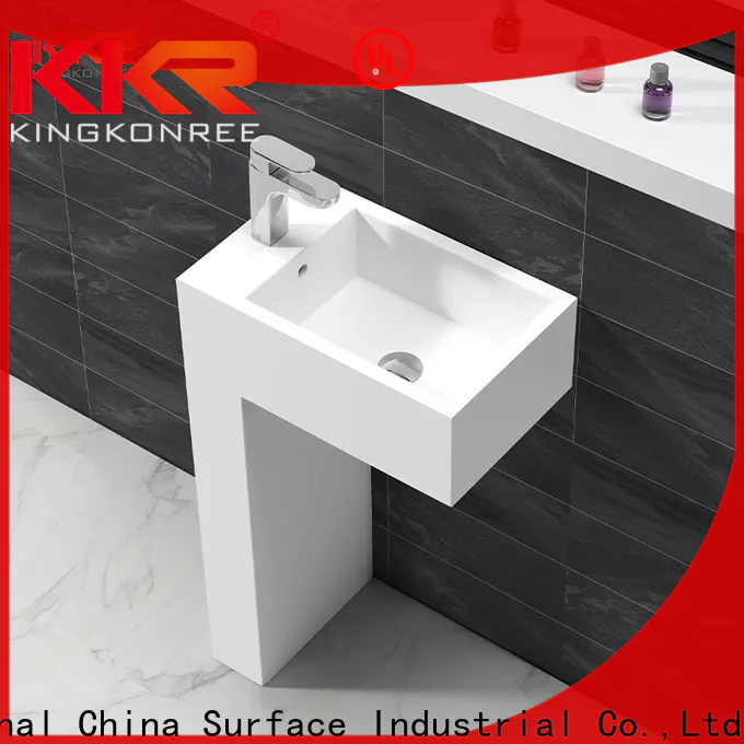 KingKonree professional freestanding basin customized for bathroom