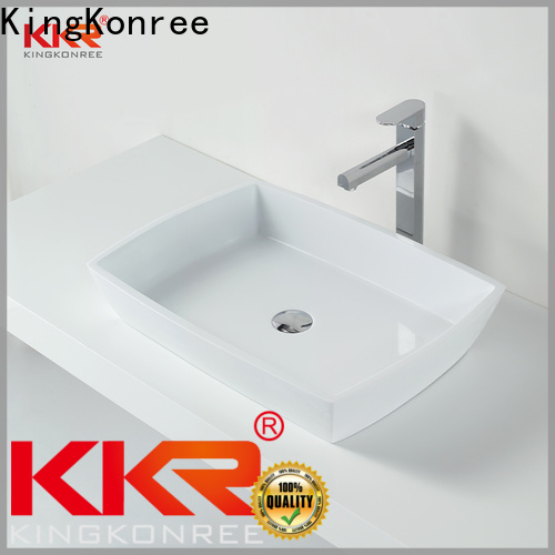 durable above counter lavatory sink design for home