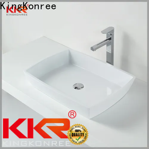 durable above counter lavatory sink design for home