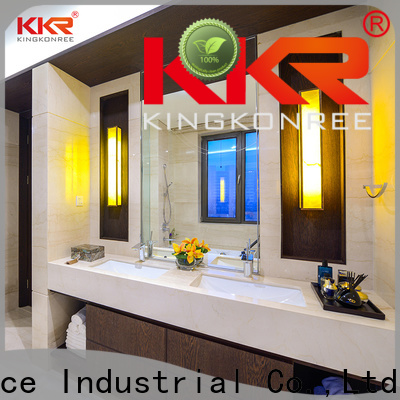 KingKonree custom vanity countertops latest design for hotel