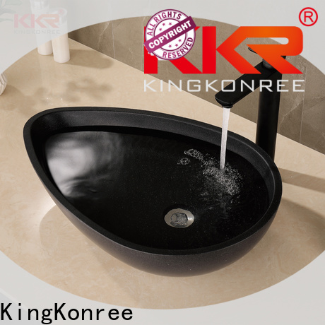 KingKonree square above counter bathroom sink cheap sample for home