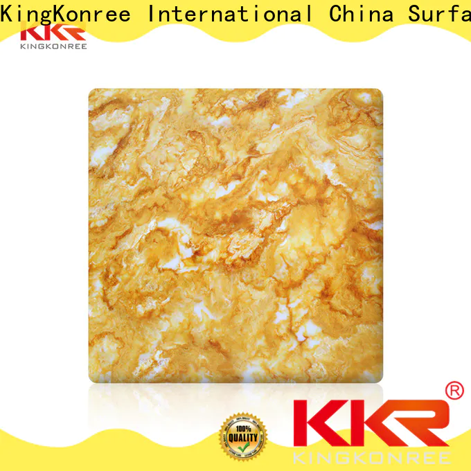 KingKonree artificial translucent solid surface manufacturer for home