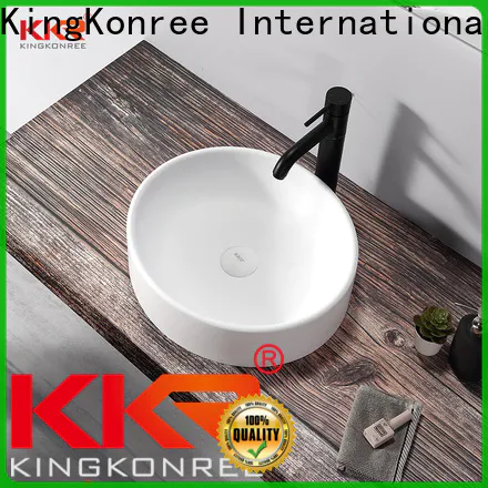 KingKonree elegant above counter bathroom sink bowls manufacturer for room