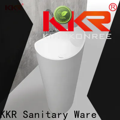 KingKonree freestanding basin sinkfree standing wash hand basins supplier for motel