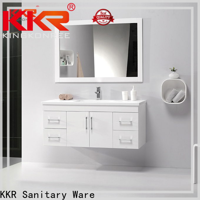 durable bathroom vanity cabinet customized for motel