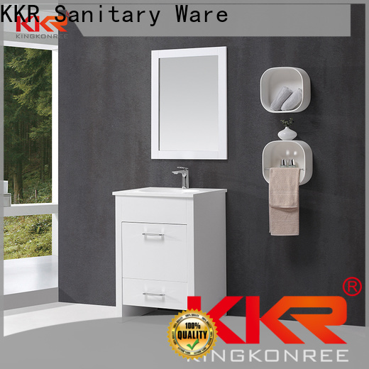 KingKonree elegant floating bathroom cabinet manufacturer for home