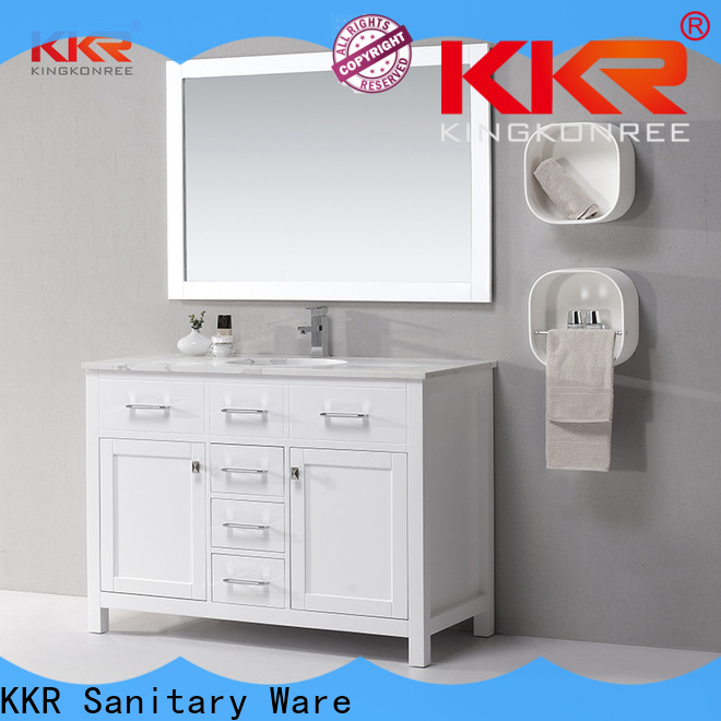 durable vanity basin cabinet customized for home