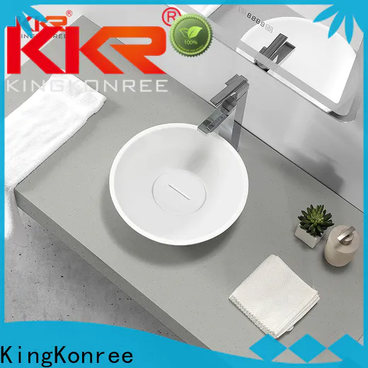 KingKonree best quality above counter square bathroom sink customized for restaurant