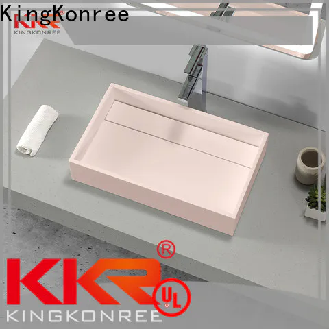 KingKonree above counter bathroom sink bowls design for hotel