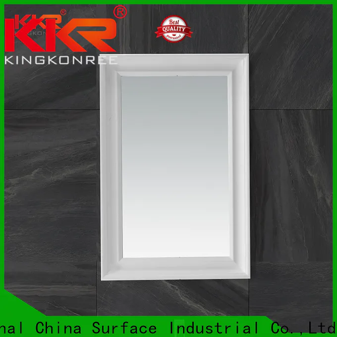 concrete led cosmetic mirror manufacturer for toilet