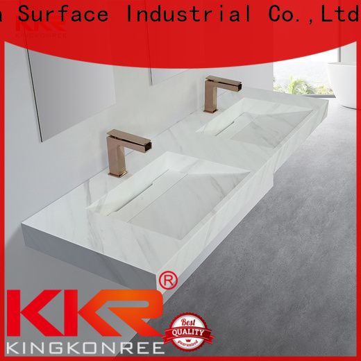 concrete wall hanging sink sink for hotel
