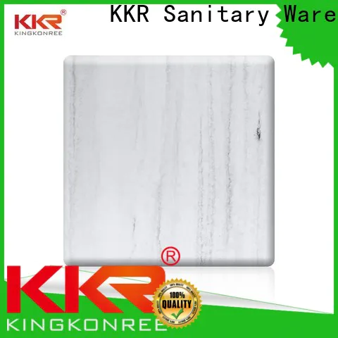 KingKonree acrylic solid surface sheets suppliers from China for indoors