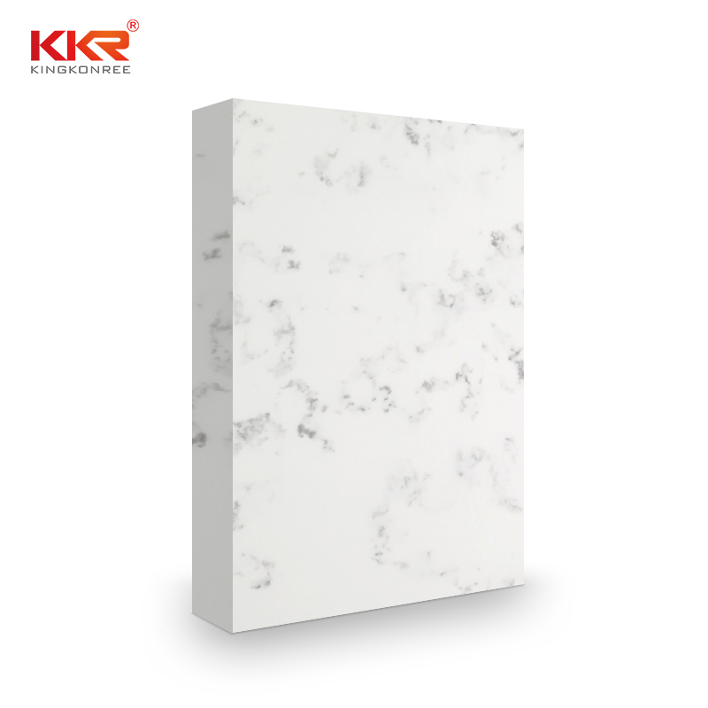 Solid Surface Building Material Artificial Stone Slabs White Marble Solid Surface Acrylic Bathroom Wall Panels KKR-M8870