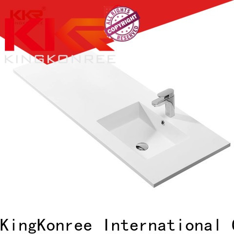 KingKonree small basin cabinet with mirror manufacturer for hotel