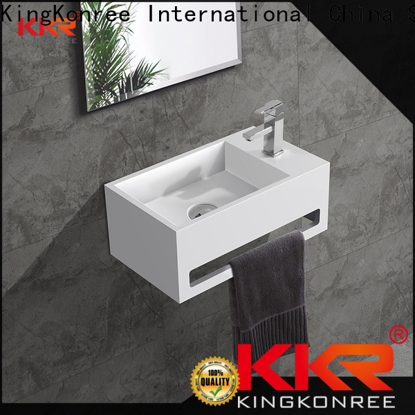 small wall hung lavatory sink customized for home