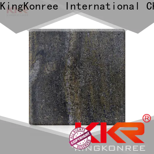 KingKonree black solid surface sheets supplier for indoors