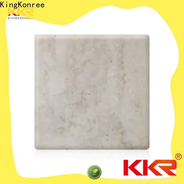 KingKonree wholesale solid surface sheets directly sale for home